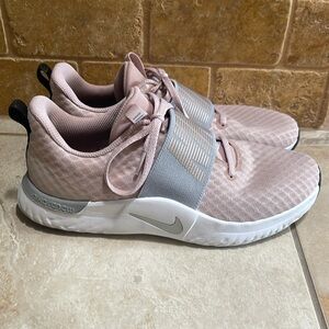 Nike Women's Pink and Gray Athletic Shoes